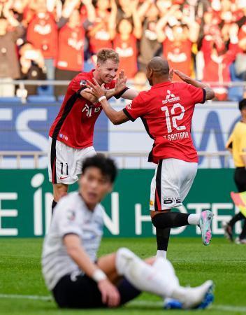 浦和、逆転勝ちで３位浮上　Ｊ１、Ｃ大阪は快勝