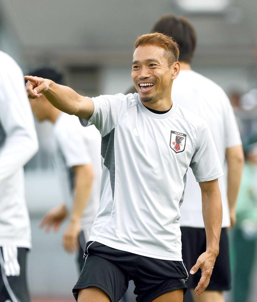 　前人未到の５大会連続出場を目指す長友佑都（撮影・山口登）