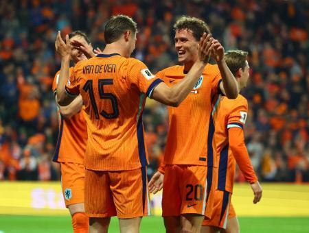 オランダが連勝　サッカーＷ杯欧州予選