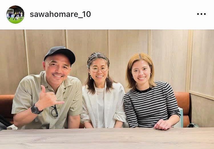 　澤穂希さんのインスタグラム＠ｓａｗａｈｏｍａｒｅ＿１０から