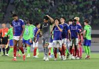 　引き分けに終わった横浜Ｍイレブン（撮影・石井剣太郎）