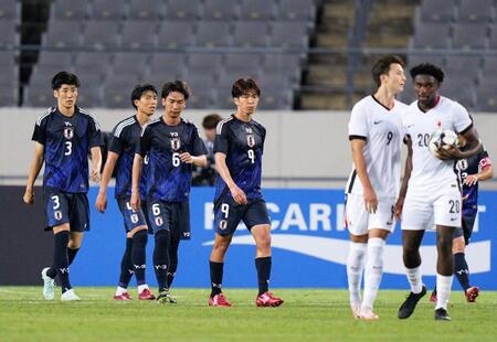 　後半、香港にゴールを決められた日本