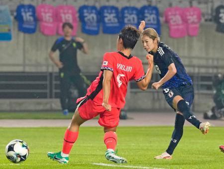 日本女子、韓国と引き分け　東アジアＥ-１選手権