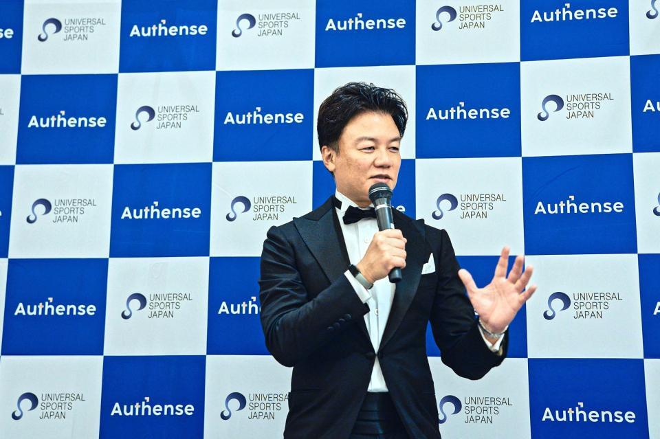 　スポーツ界と経済界のさらなる関係拡大を目指す元栄太一郎氏（ユニバーサルスポーツジャパン提供）