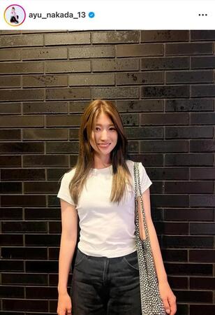 　仲田歩夢インスタグラム（ａｙｕ＿ｎａｋａｄａ＿１３）より