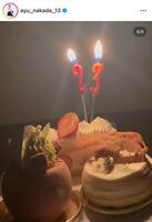 　仲田歩夢インスタグラム（ａｙｕ＿ｎａｋａｄａ＿１３）より