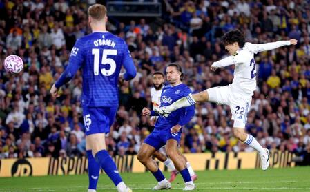 リーズ・田中碧　プレミア白星デビュー　持ち味発揮し終了間際まで出場、開幕戦攻守で存在感！　３季ぶり昇格のチームも好発進