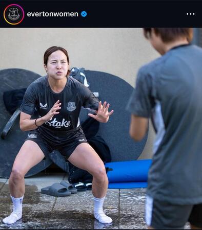 エバートンのインスタグラム（ｅｖｅｒｔｏｎｗｏｍｅｎ）より