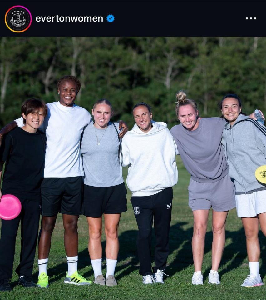 エバートンのインスタグラム（ｅｖｅｒｔｏｎｗｏｍｅｎ）より