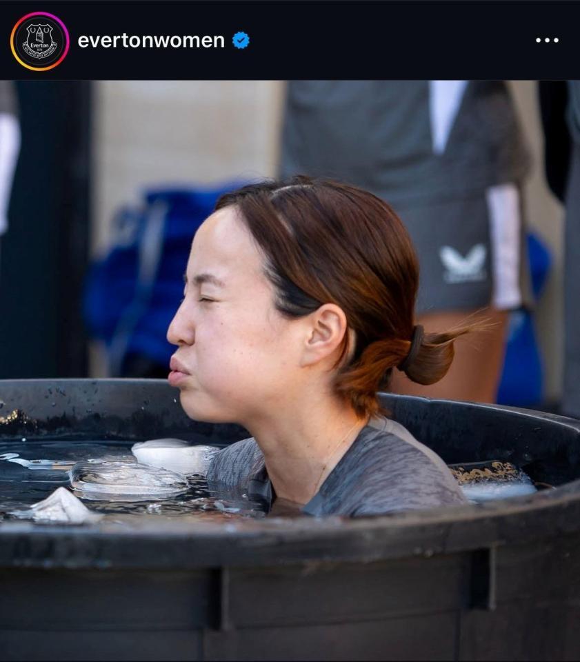 エバートンのインスタグラム（ｅｖｅｒｔｏｎｗｏｍｅｎ）より