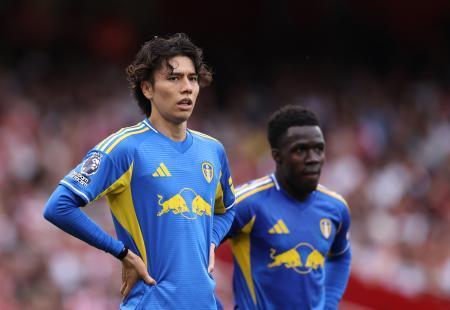 田中碧、右膝負傷で数週間離脱　サッカー、リーズＭＦ