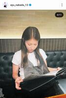 　仲田歩夢のインスタグラム（＠ａｙｕ＿ｎａｋａｄａ＿１３）から