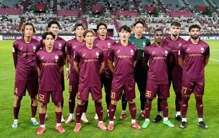 　メルボルン・シティー戦に臨む神戸イレブン