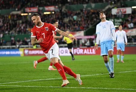 欧州予選、オーストリア５連勝　サッカーＷ杯