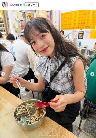 　由布菜月インスタグラム＠ｙｕｆｕｄａｙｏから