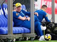 　日本戦に向けた最終調整に臨むブラジルのアンチェロッティ監督