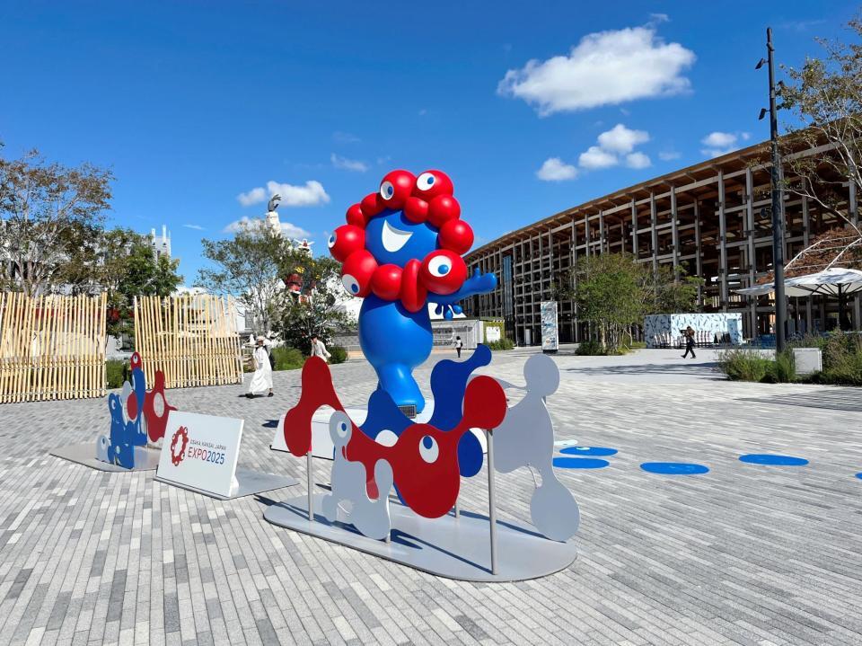 　閉幕から２日が経過してひとけのない万博会場