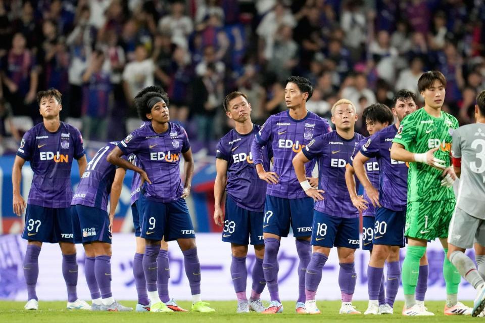 　ＦＣ東京と引き分けた広島イレブン