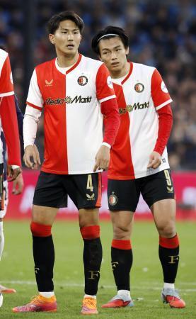 上田綺世、渡辺剛はフル出場 サッカーのオランダ1部