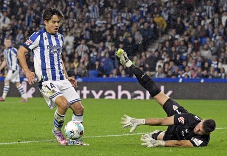 復帰の久保建英、後半途中出場 サッカーのスペイン1部