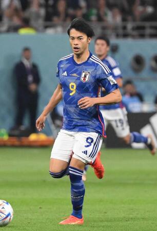 　２２年カタール大会に出場した三笘薫