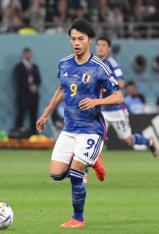 　２２年カタール大会に出場した三笘薫
