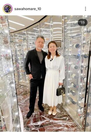 澤穂希さんのインスタグラム（＠ｓａｗａｈｏｍａｒｅ＿１０）から