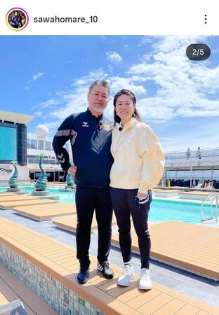 澤穂希さんのインスタグラム（＠ｓａｗａｈｏｍａｒｅ＿１０）から