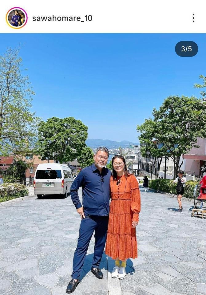 澤穂希さんのインスタグラム（＠ｓａｗａｈｏｍａｒｅ＿１０）から