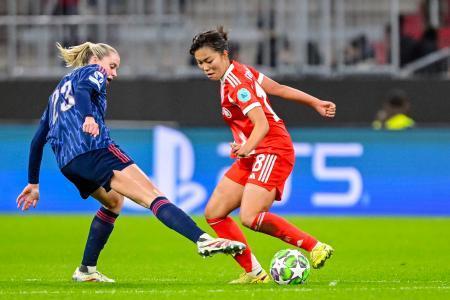 谷川萌々子、逆転勝ちに貢献　Ｂミュンヘン、女子ＣＬで２連勝