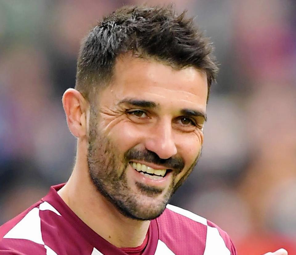 　神戸時代のダビド・ビジャ氏＝２０１９年