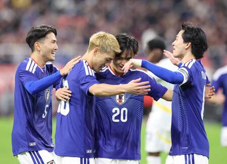 森保Ｊ・堂安が決めた貴重追加点　代表ゴール１年５カ月ぶり！新ユニ初陣「結果でチームに貢献できて良かった」