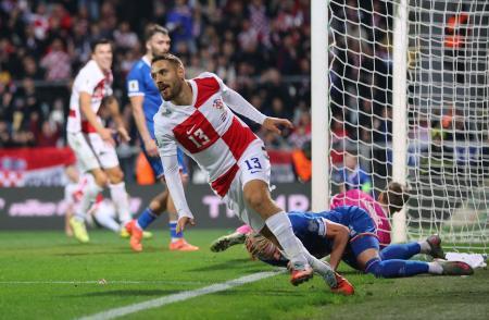 クロアチアがＷ杯本大会出場決定　サッカーＷ杯欧州予選