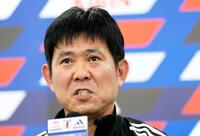 　ボリビア戦を前に記者会見する森保監督