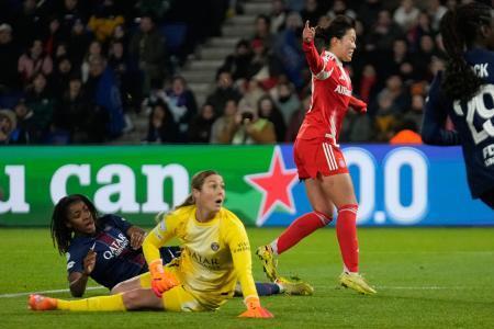 谷川萌々子が勝ち越しゴール　サッカー女子欧州ＣＬ