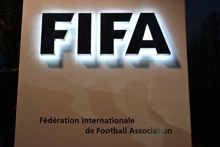 　国際サッカー連盟（ＦＩＦＡ）のロゴ＝１１月（ゲッティ＝共同）