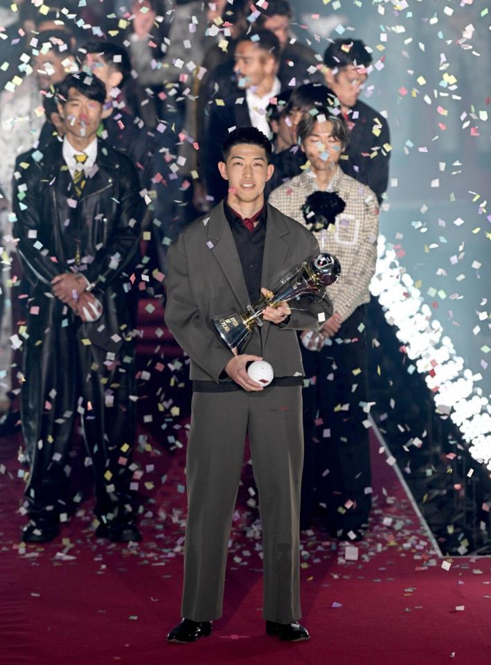 　ＭＶＰに選ばれた鹿島・早川