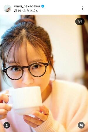 中川絵美里のインスタグラム（＠ｅｍｉｒｉ＿ｎａｋａｇａｗａ）から