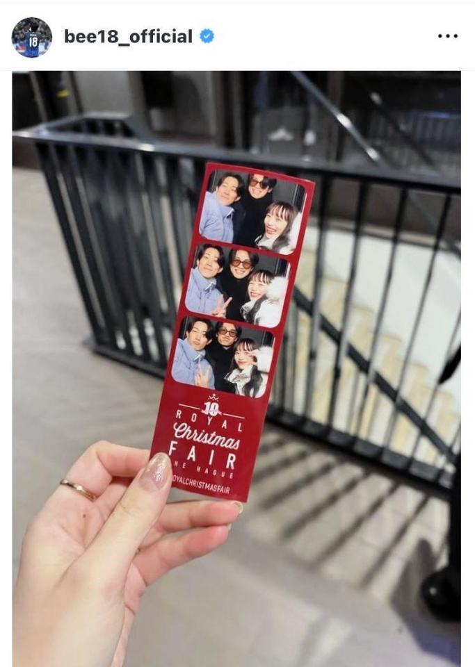 上田綺世のインスタグラム（＠ｂｅｅ１８＿ｏｆｆｉｃｉａｌ）から