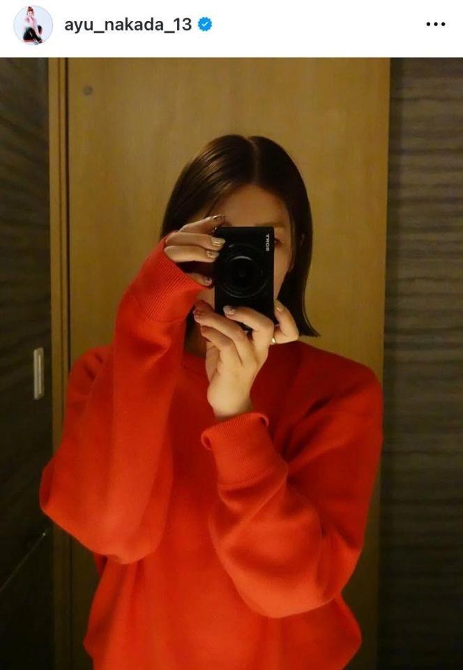 　仲田歩夢インスタグラム（ａｙｕ＿ｎａｋａｄａ＿１３）より