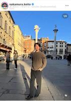 中村敬斗のインスタグラム（＠ｎａｋａｍｕｒａ．ｋｅｉｔｏ）から