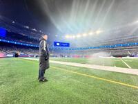 　昨年１２月１０日、ニューヨークのＷ杯決勝会場を訪れた森保監督（Ｃ）ＪＦＡ