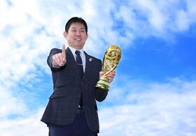 　頂点を目指してＷ杯に臨む日本代表・森保一監督（撮影・金田祐二）