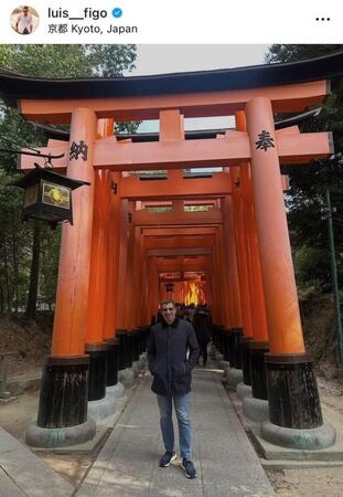 ルイス・フィーゴ氏インスタグラム（ｌｕｉｓ＿＿ｆｉｇｏ）より