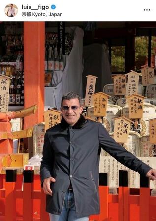 ルイス・フィーゴ氏インスタグラム（ｌｕｉｓ＿＿ｆｉｇｏ）より