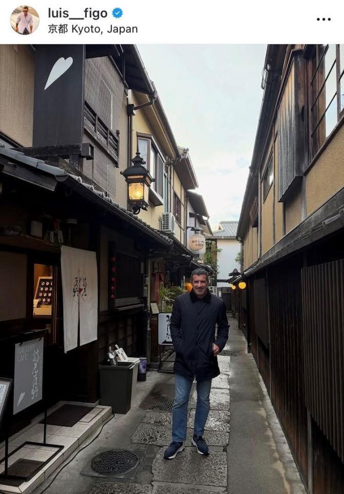 ルイス・フィーゴ氏インスタグラム（ｌｕｉｓ＿＿ｆｉｇｏ）より