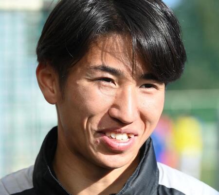 　決勝戦への抱負を語る神村学園・倉中悠駕（撮影・堀内翔）