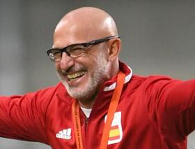 スペイン代表・ルイス・デ・ラ・フエンテ監督（２０２１年撮影）