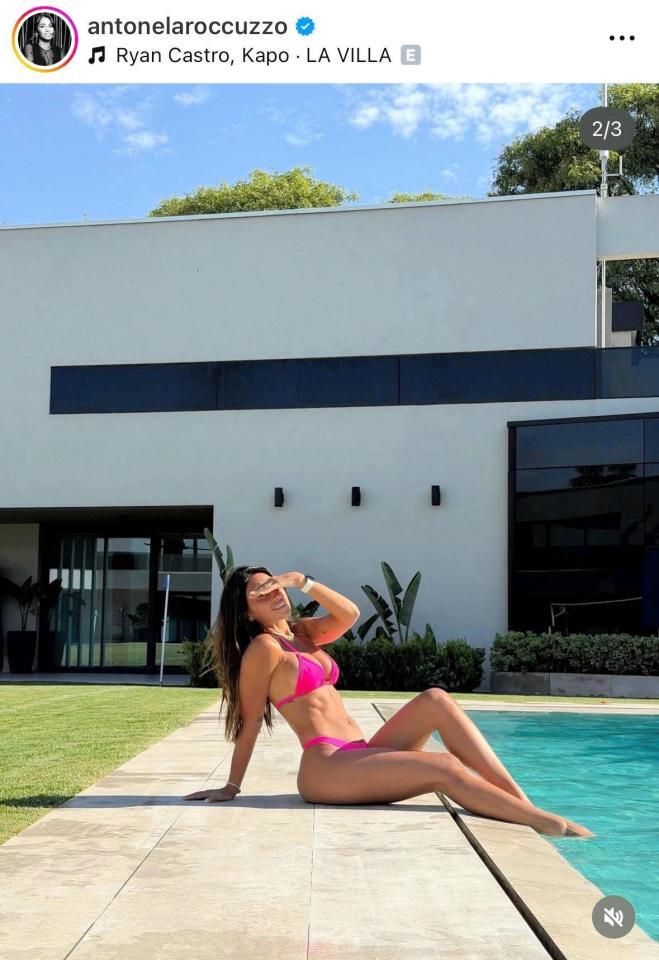 アントネラ・ロクソさんのインスタグラムより（ａｎｔｏｎｅｌａｒｏｃｃｕｚｚｏ）より