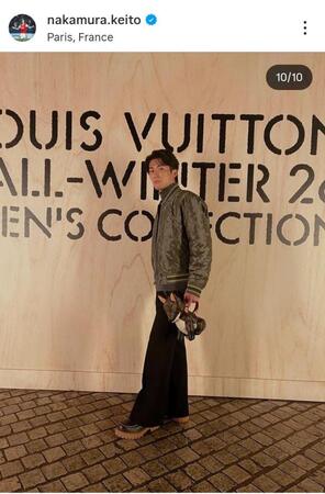 中村敬斗のインスタグラム（＠ｎａｋａｍｕｒａ．ｋｅｉｔｏ）から